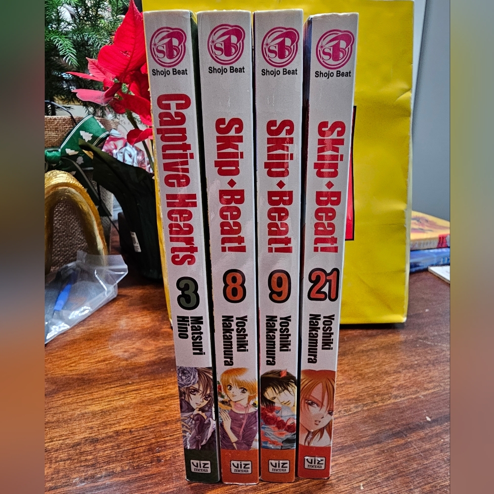 Skip Beat and Captive Hearts Manga Books